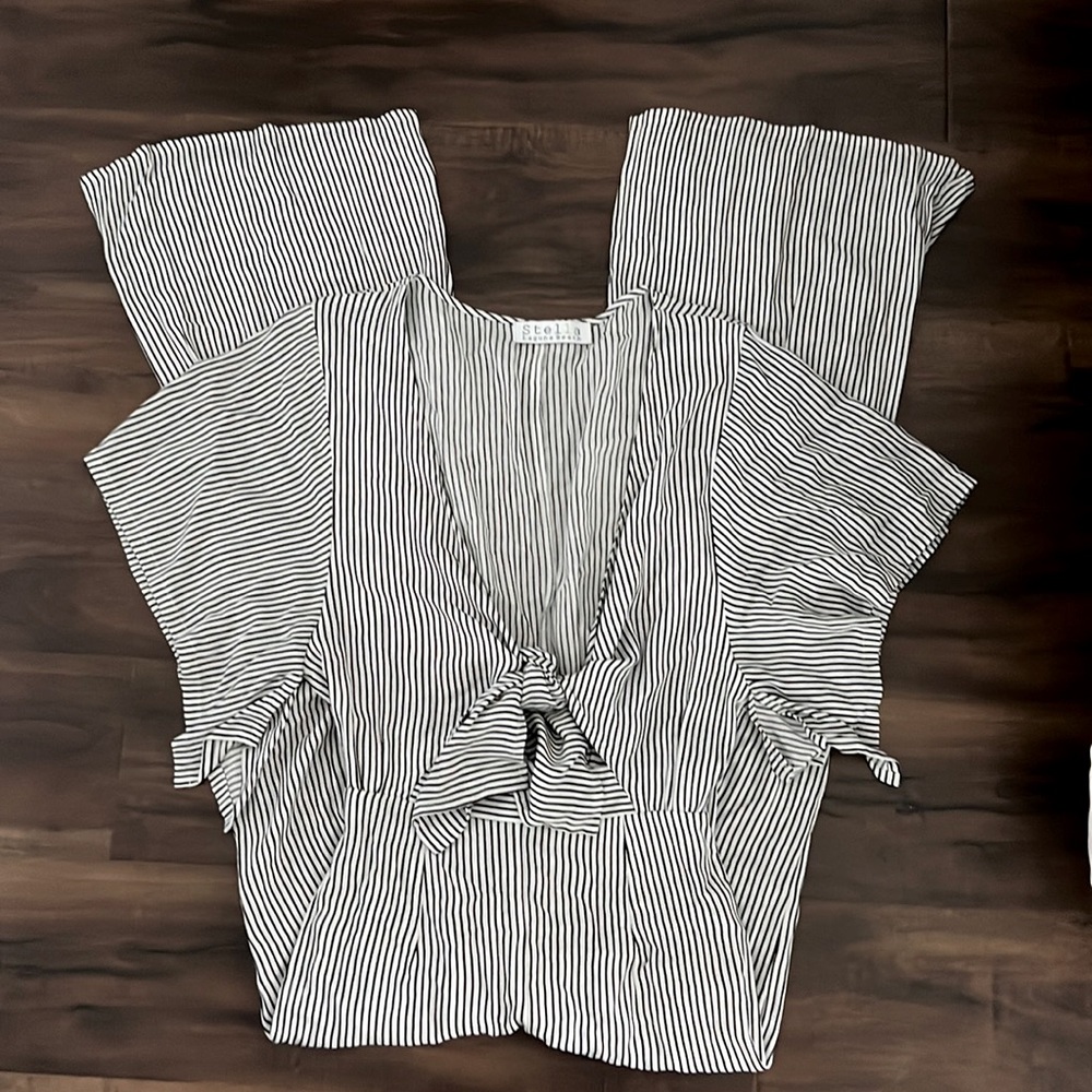 Striped Jumpsuit